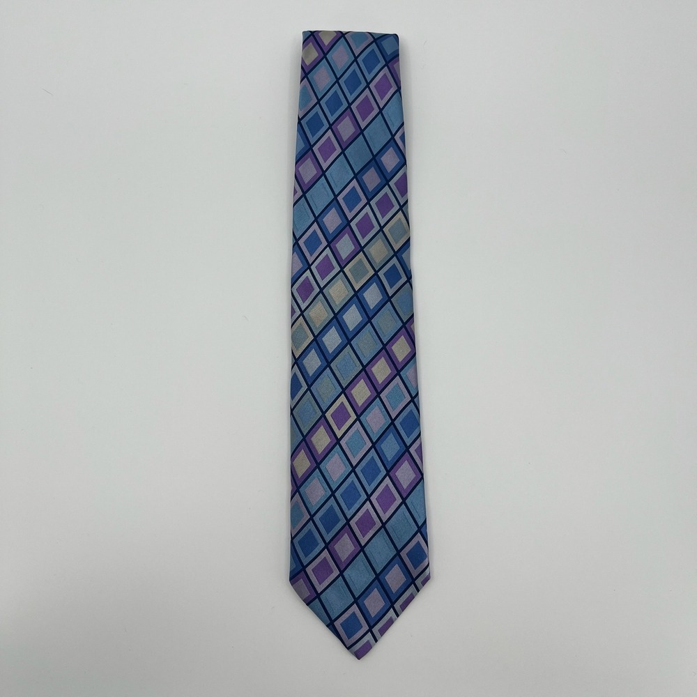 The DeSantis Collection Necktie Mens LOT of 4 Silk Ties Abstract Made in Italy - Picture 8 of 16